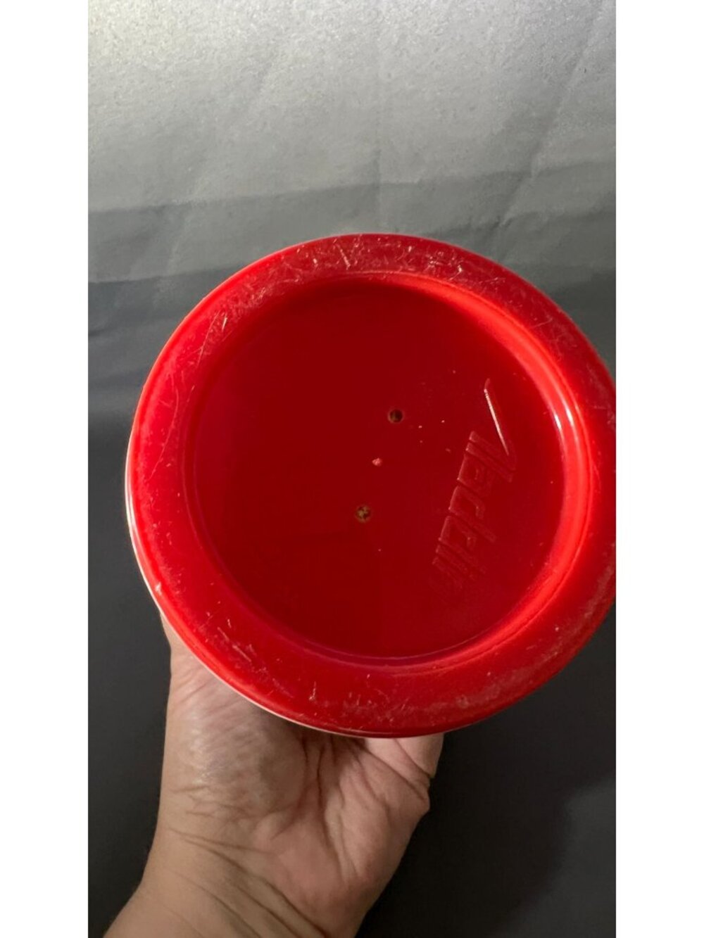 Vintage 1960s Disney Mickey Mouse & Pluto Red Aladdin Cup - Picture 6 of 8